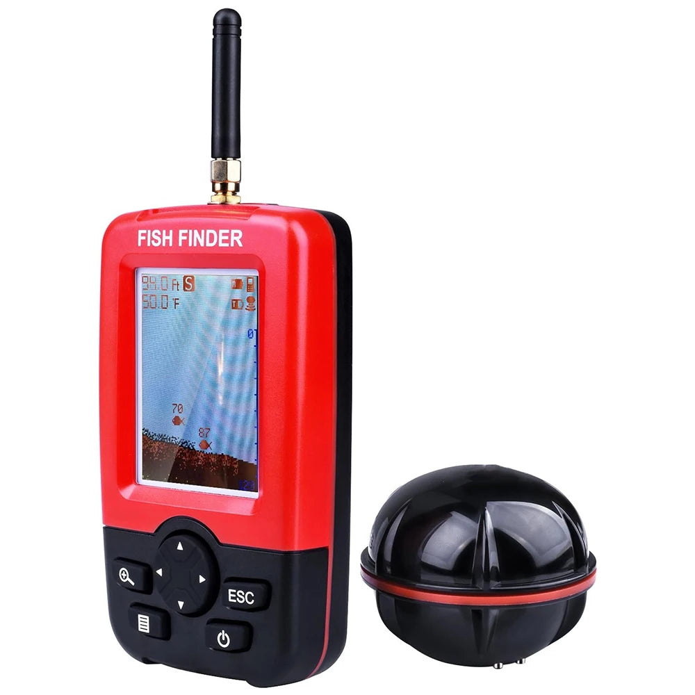 Wireless Sonar Fishing Alert Fish Finder Underwater Echo Sounder Fishing Detector Portable Fish Finder