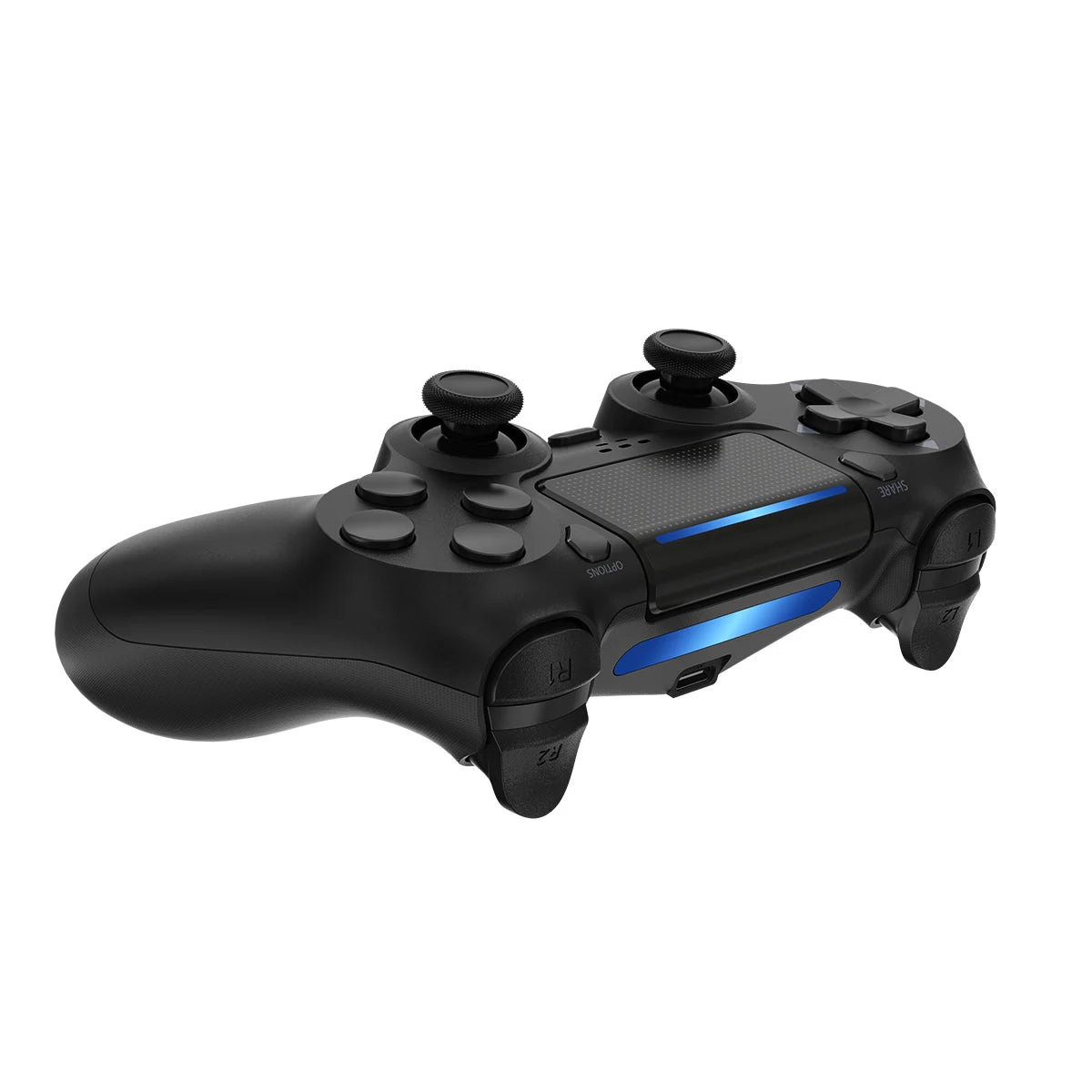 Wireless Controller for PS4, with Vibration Feedback, Motion Sensing, Touchpad, Light Bar, Share, Speaker, 3.5mm Headphone Jack