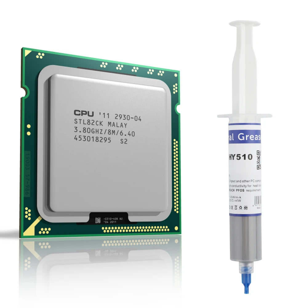 Thermal Paste or Thermal Conductive Compound  for GPU CPU Chipset Cooling Grey CPU Cooler