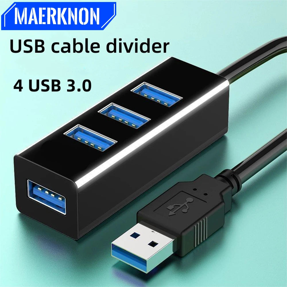 USB HUB 3.0 4 Ports USB3.0 Multi Splitter Adapter