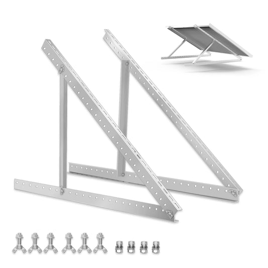 45in Solar Panels Adjustable Mounting Brackets Support up to 100W-500 Watt Solar Panel for Any Flat Surface, Roof, RV