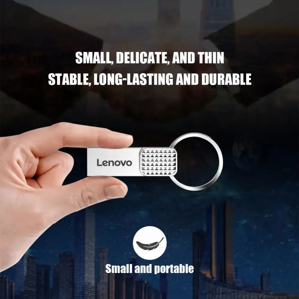 Lenovo USB Flash Drive capacity 2TB 512GB, Metal USB 3.0 Pen Drive Key 1TB Type C High Speed Pendrive 128gb Mini  memory