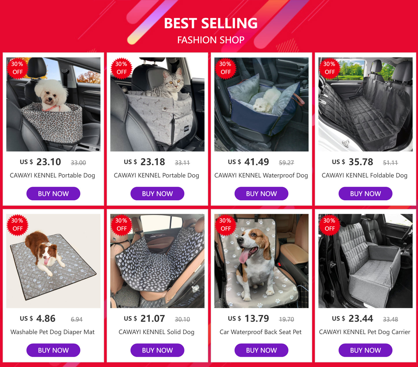 CAWAYI KENNEL Travel Dog Car Seat Cover Folding Hammock Pet Carriers Bag Carrying For Cats Dogs transportin perro autostoel hond