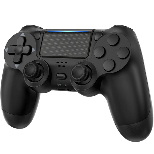 Wireless Controller for PS4, with Vibration Feedback, Motion Sensing, Touchpad, Light Bar, Share, Speaker, 3.5mm Headphone Jack