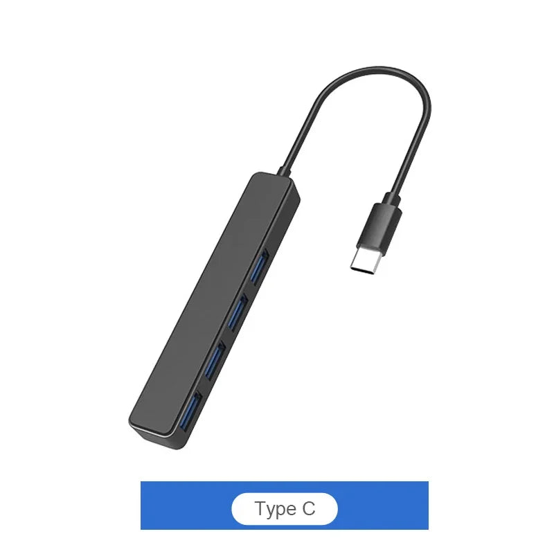 4 ports USB 3.0 Hup  spliter type C and type USB