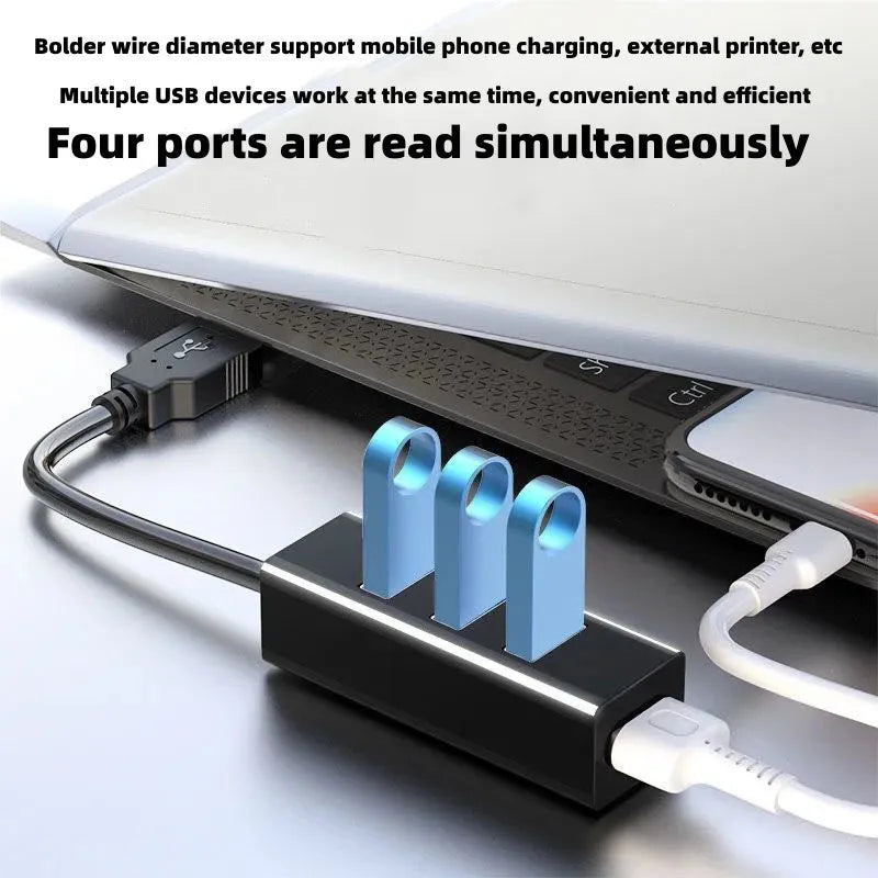 USB HUB 3.0 4 Ports USB3.0 Multi Splitter Adapter