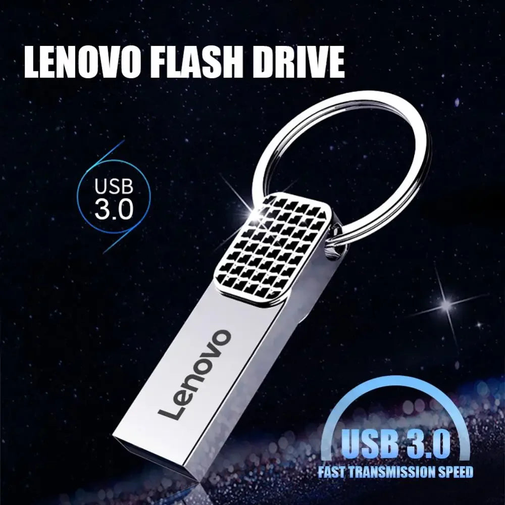 Lenovo USB Flash Drive capacity 2TB 512GB, Metal USB 3.0 Pen Drive Key 1TB Type C High Speed Pendrive 128gb Mini  memory